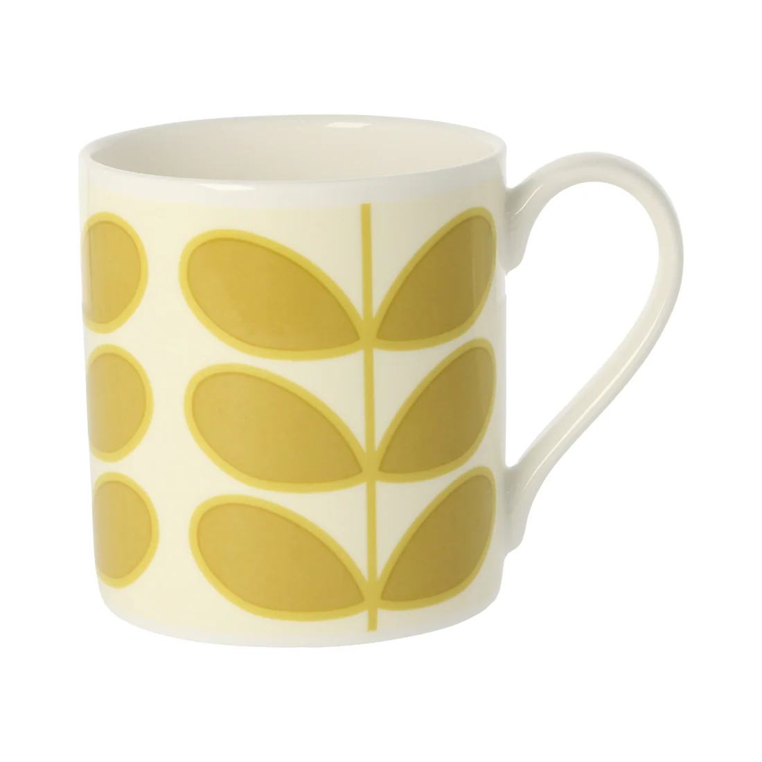 Orla Kiely Linear Stem Olive Mug