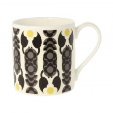 Orla Kiely Lobster Pot Black Mug