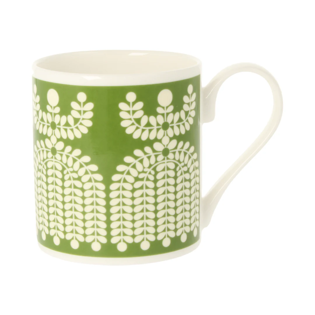 Orla Kiely Folk Girl Green Mug