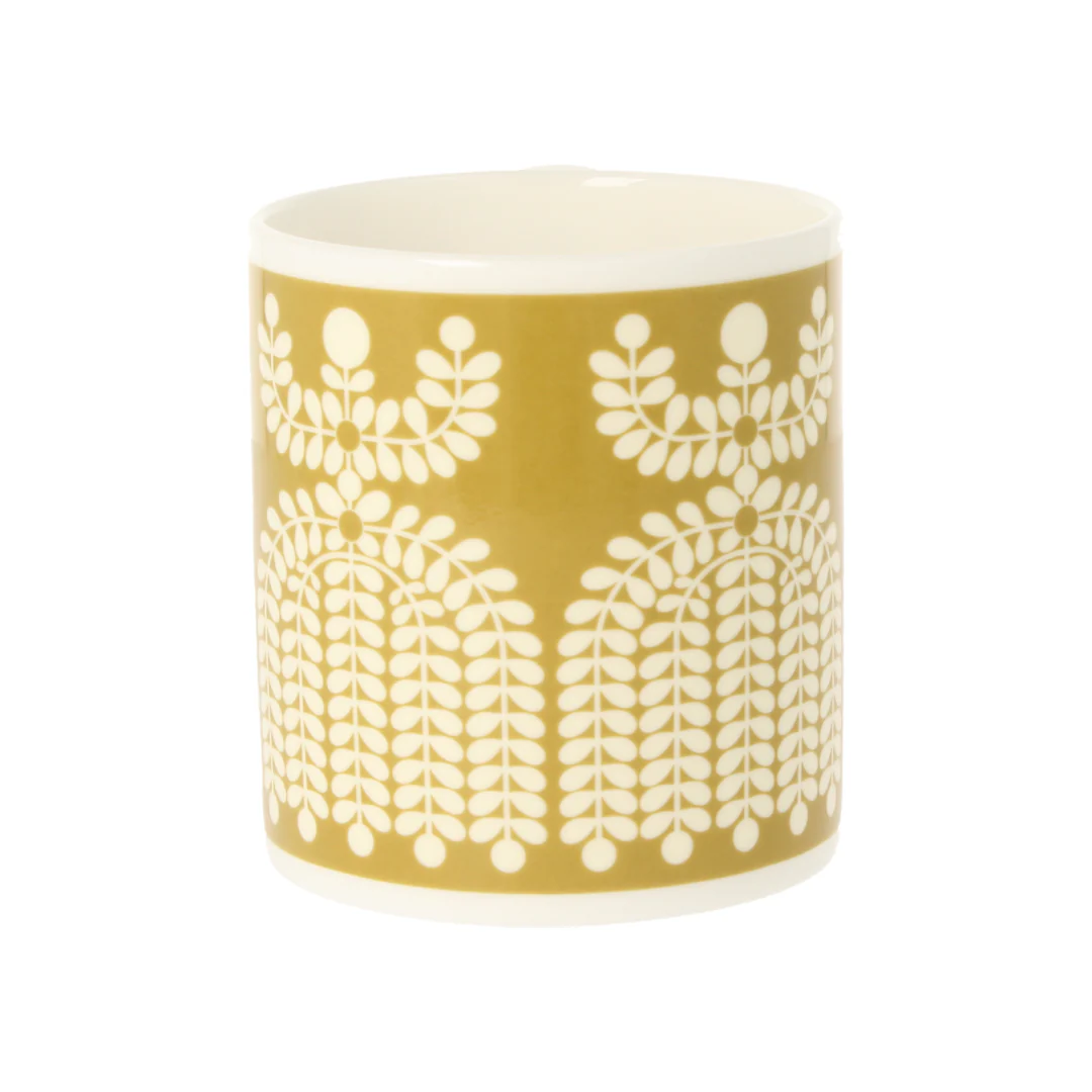 Orla Kiely Folk Girl Ochre Mug