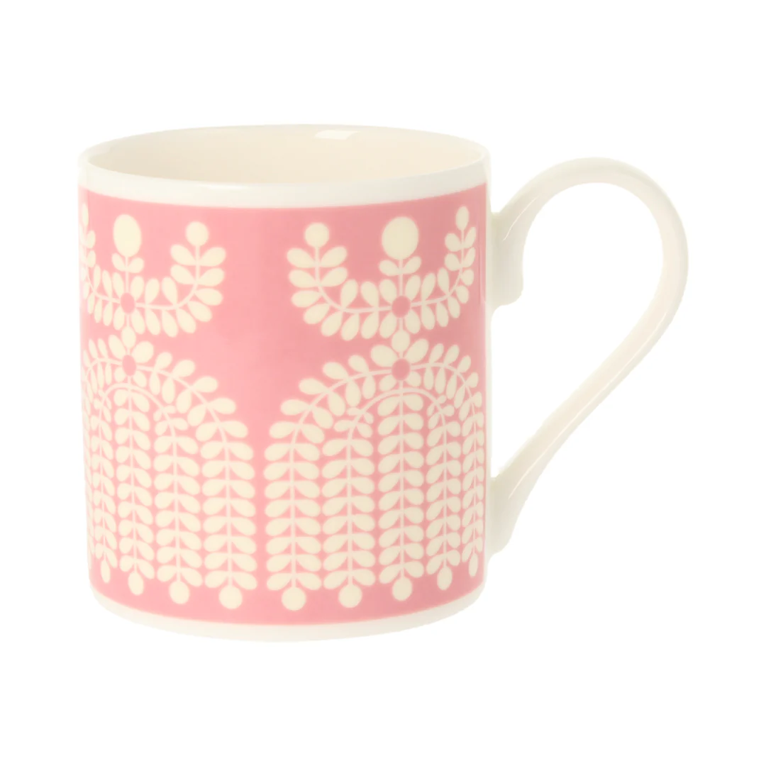 Orla Kiely Folk Girl Pink Mug