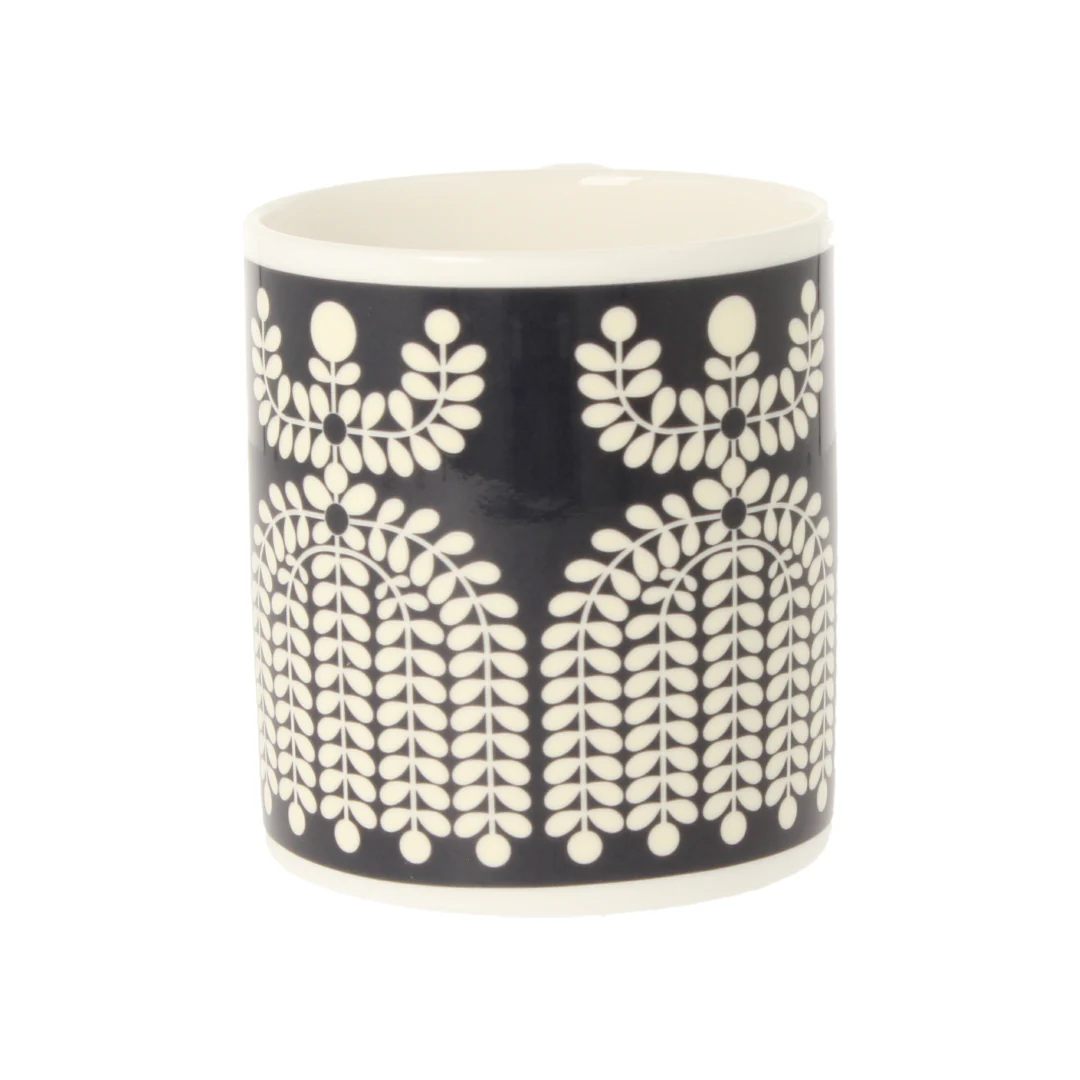 Orla Kiely Folk Girl Navy Mug