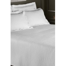 Design Port Waffle Bedspread White Duvet Cover Set