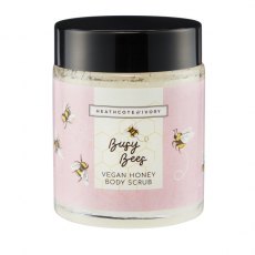 Heathcote & Ivory Busy Bees Body Scrub In Glass Jar