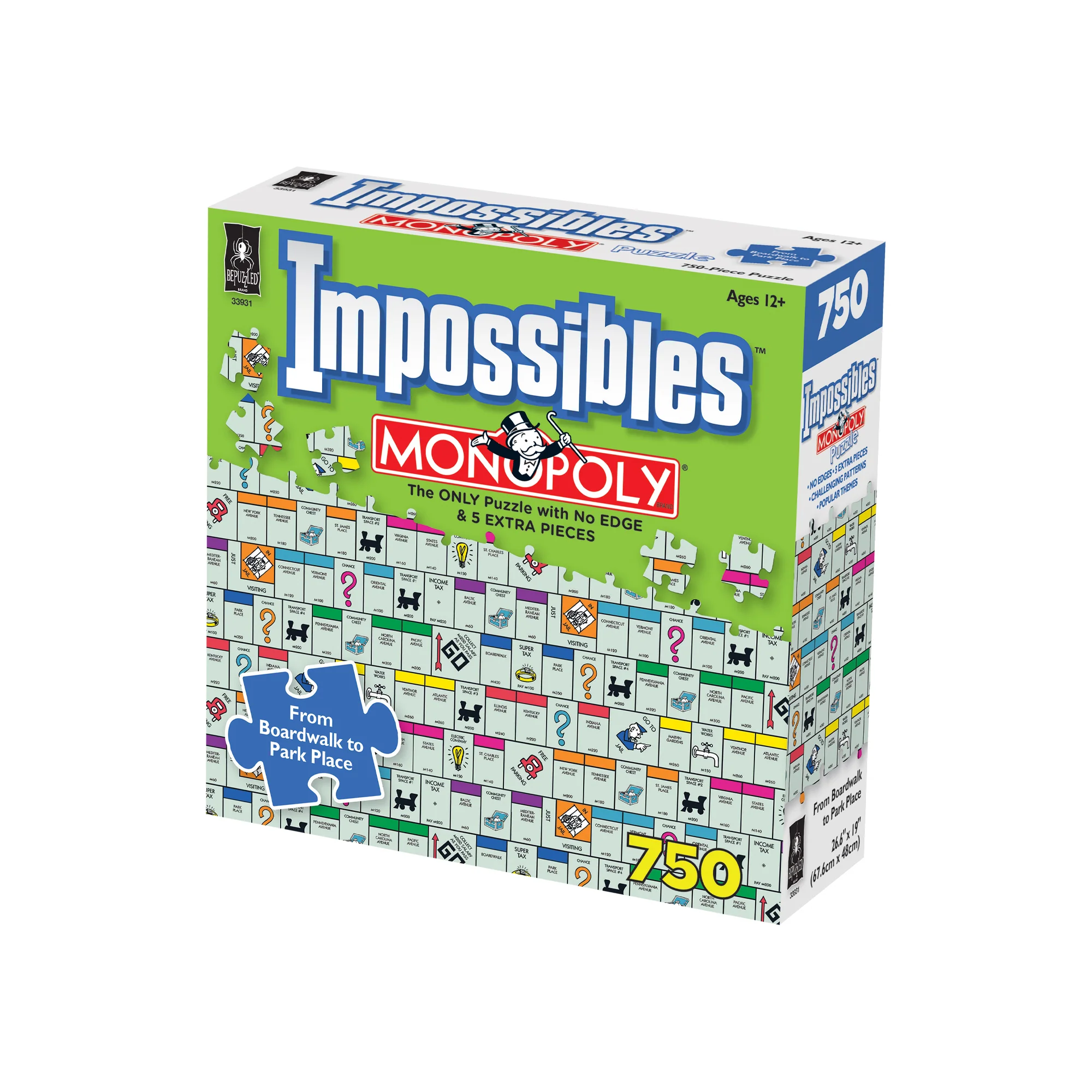 Impossibles Monopoly Jigsaw Puzzle 750 Piece Impossibles Monopoly Jigsaw Puzzle 750 Piece