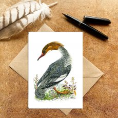 Wildlife by Mouse Female Goosander Card