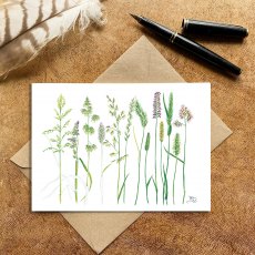 Wildlife by Mouse Grass Seed Heads Card