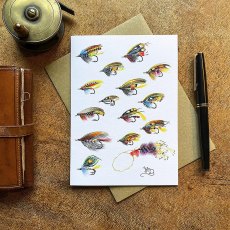Wildlife by Mouse Salmon Flies 1 Card