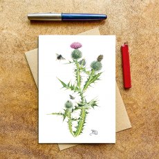 Wildlife by Mouse Scottish Thistle Card