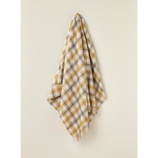 Portmeirion Salutation Shetland Wool Throw - Natural