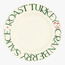 Emma Bridgewater Christmas Toast Marmalade Roast Turkey 10 1/2 Inch Plate