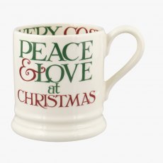 Emma Bridgewater Christmas Toast Marmalade Peace Love 1/2 Pint Mug