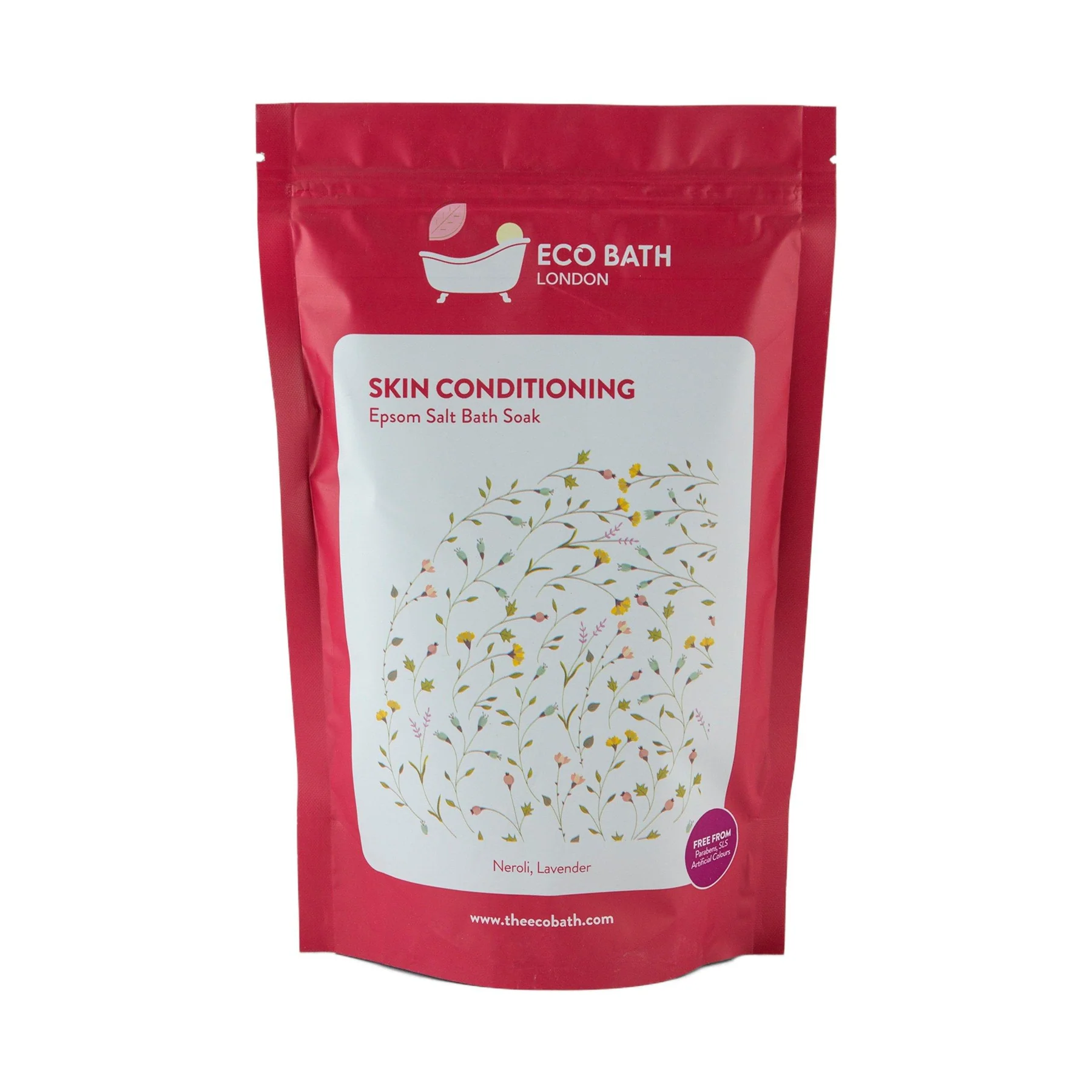 Eco Bath Skin Conditioning Epsom Salt Bath Soak Pouch 1000g
