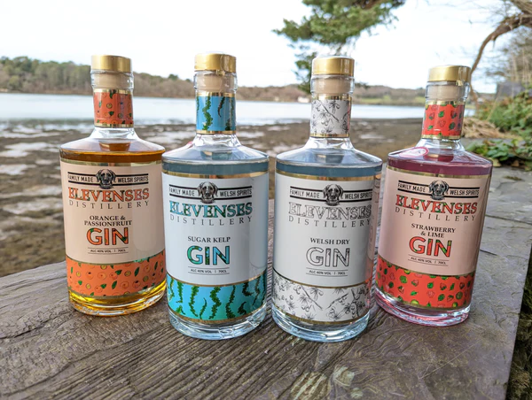 Elevenses Distillery Welsh Dry Gin 70cl