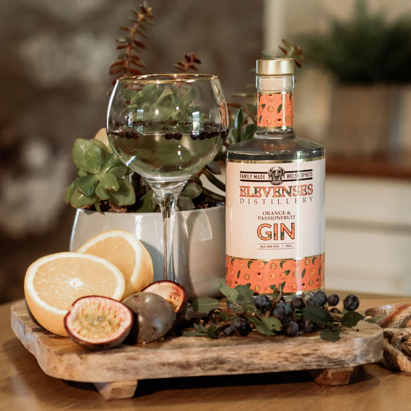 Elevenses Distillery Orange & Passionfruit Gin 70cl