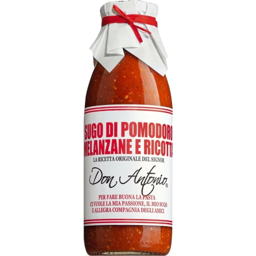 Don Antonio Sugo Alla Melanzane e Ricotta (Tomato, Ricotta & Aubergine Sauce) 480ml