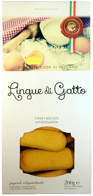 Lingue Di Gatto (Crispy Biscuits) 200g