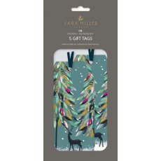 Sara Miller Teal Forest Tags - Set of 5