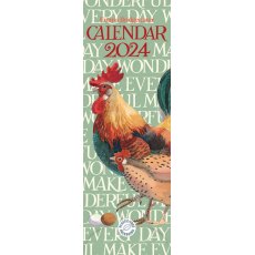 Emma Bridgewater Rise & Shine Slim Calendar 2024