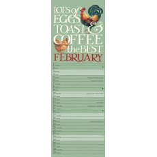 Emma Bridgewater Rise & Shine Slim Calendar 2024