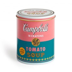 Andy Warhol Soup Can Crayons & Sharpener