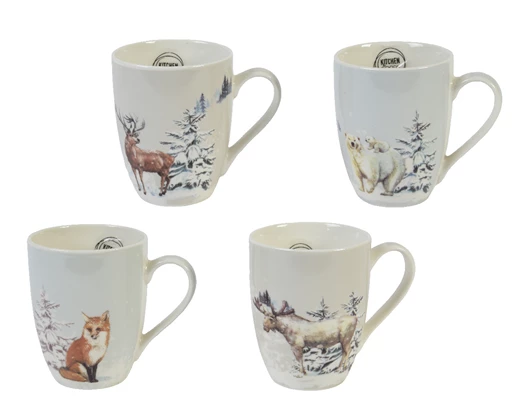 Winter Scene Animal Mug