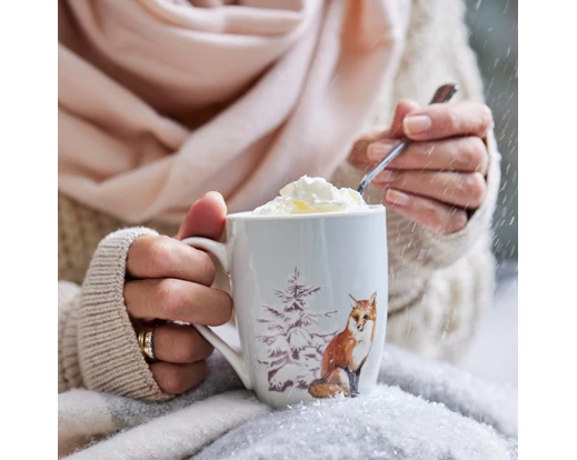 Winter Scene Animal Mug