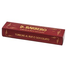 Davide Barbero Rum Chocolate Torrone Nougat Bar 270g
