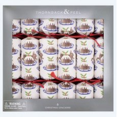 Thornback & Peel Rabbit & Christmas Pudding Crackers 6pc