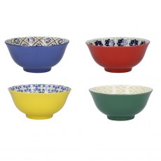 KitchenCraft Bowls Set of 4 - World Of Flavours