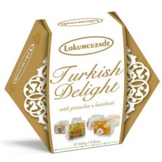 Lokumcuzade Turkish Delight Pistachio & Hazelnut 250g Lokumcuzade Turkish Delight Pistachio & Hazelnut 250g