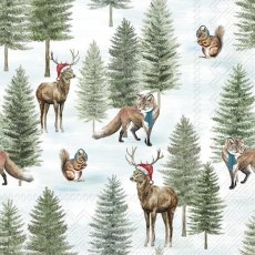 IHR Nordic Winter Animals Napkins