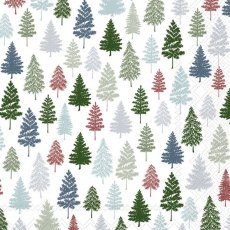 IHR Napkins Nordic Forest Blue Green