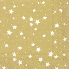 IHR Napkins Stella Di Natale Gold