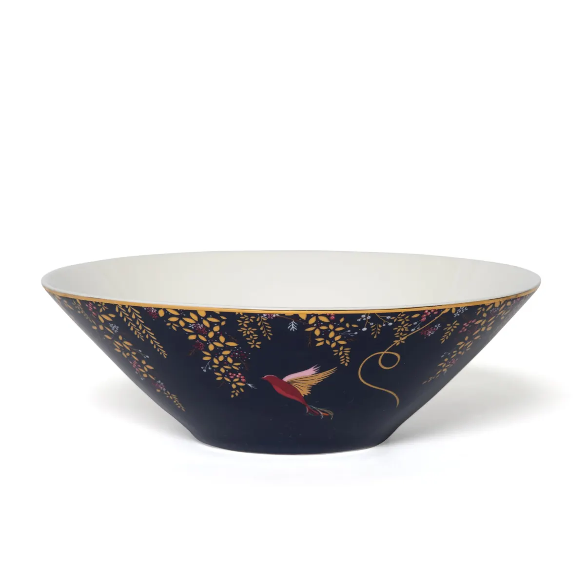 Sara Miller Chelsea Medium Salad Bowl - Navy