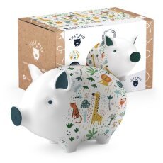 Tilly Pig On Safari Piggy Bank