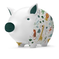 Tilly Pig On Safari Piggy Bank