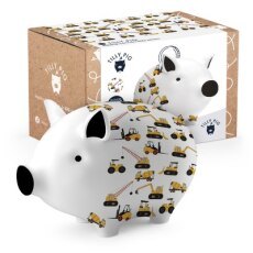 Tilly Pig Construction Piggy Bank