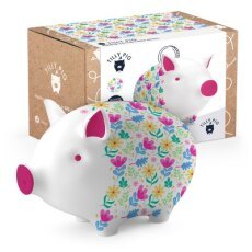 Tilly Pig Flower Power Piggy Bank