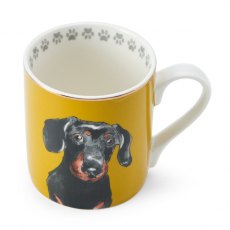 Mikasa Dachshund Fine China Mug 280ml