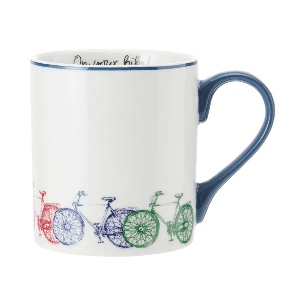Mikasa Bike Straight-Sided Porcelain Mug 280ml