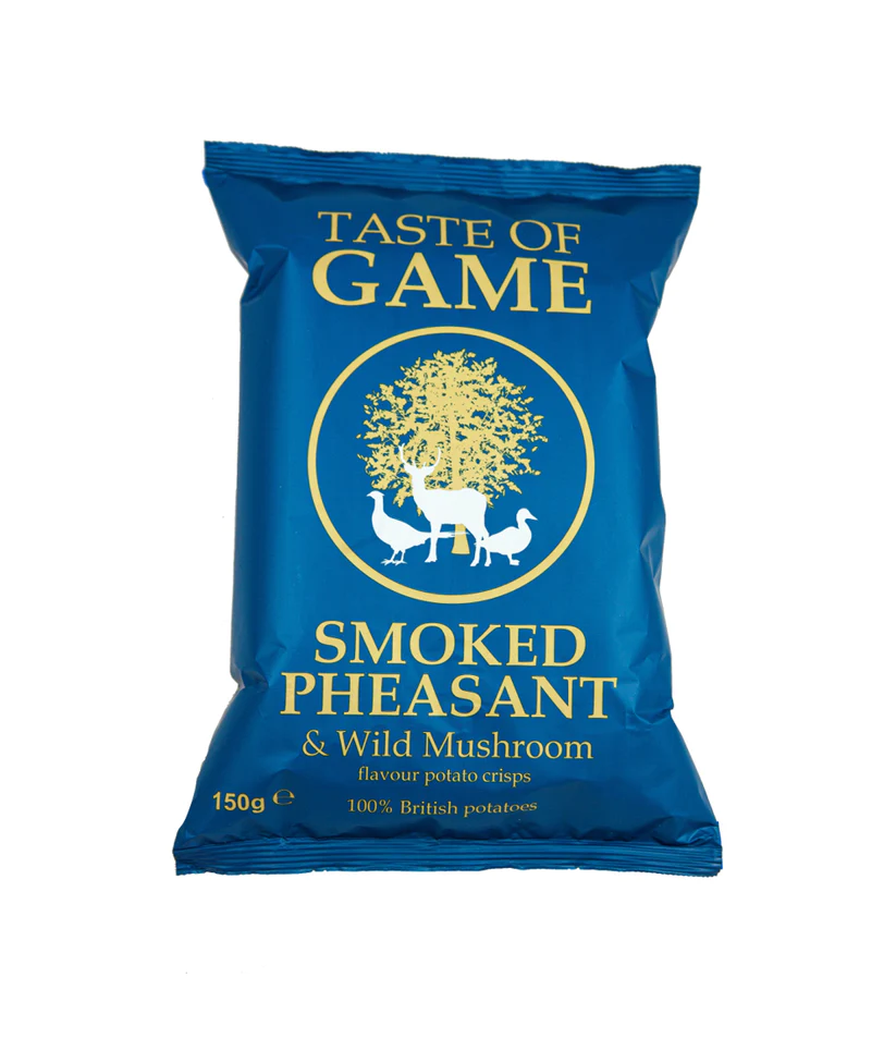Taste of Game Smoked Pheasant & Wild Mushroom Crisps 150g