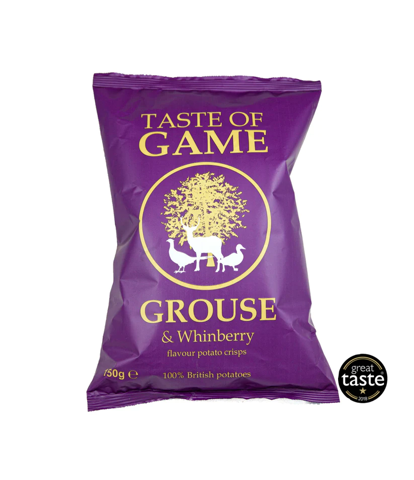 Taste of Game Grouse & Whinberry Crisps 150g
