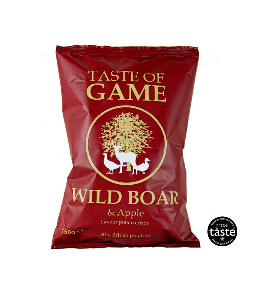 Taste of Game Wild Boar & Apple Crisps 150g