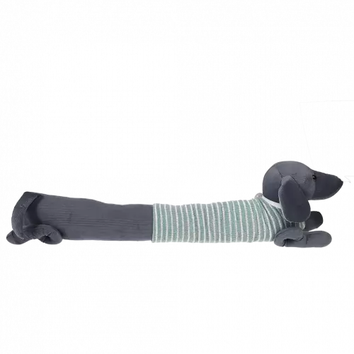 Sausage Dog Draught Excluder - Green