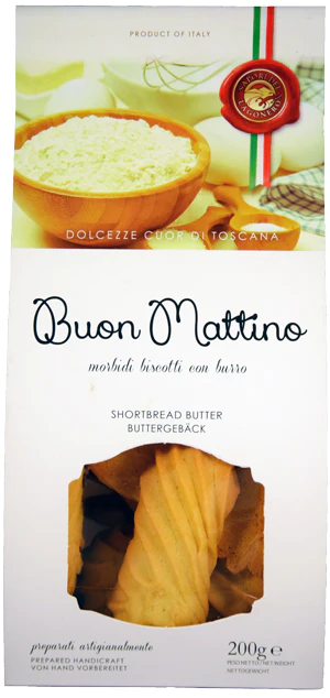 Lago Nero Buon Mattino Tuscan Breakfast Shortbread 200g