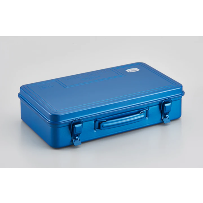 Toyo Steel Large Trunk Shape Toolbox Blue T360