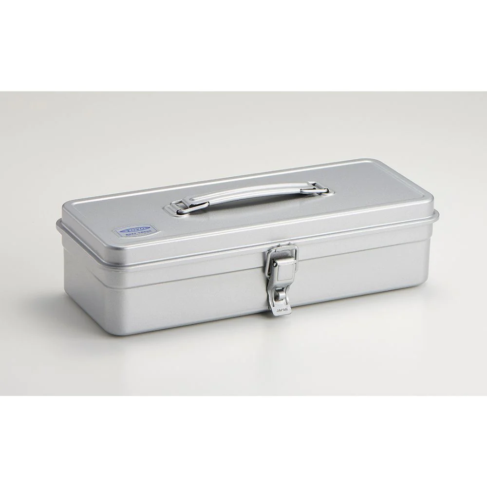 Toyo Steel Trunk Shape Toolbox Silver T-320