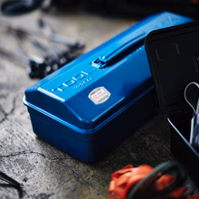 Toyo Steel Large Camber Top Toolbox Blue Y-350