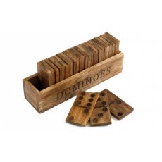 Wooden Dominoes Set